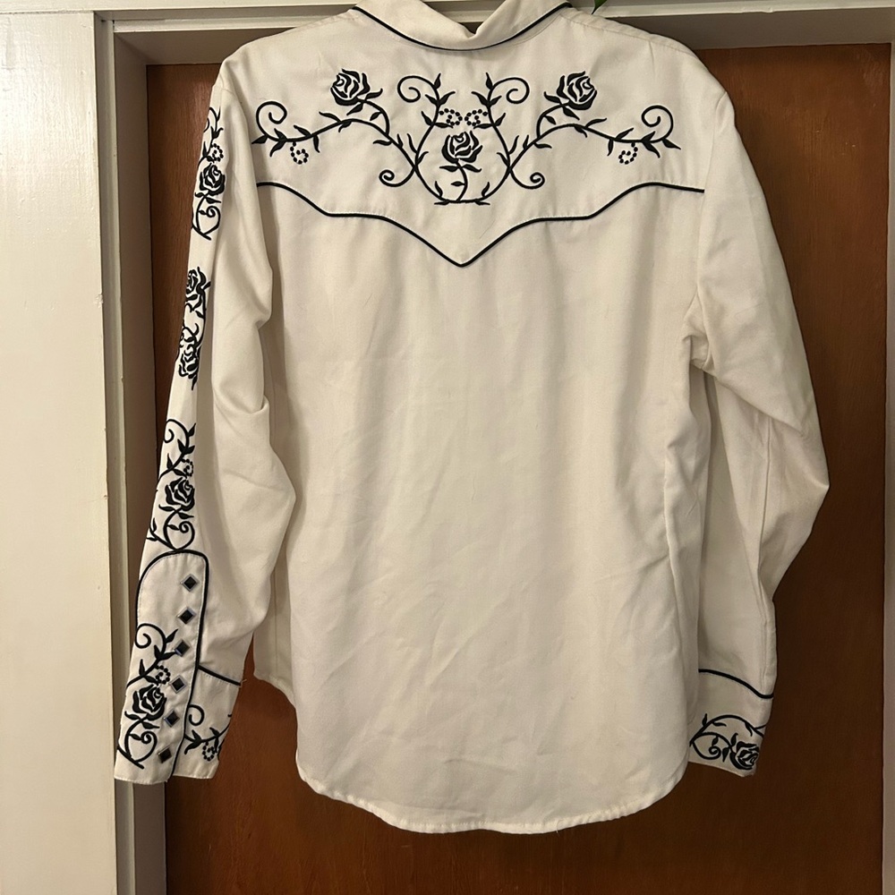 Scully Embroidered Button Down - image 2